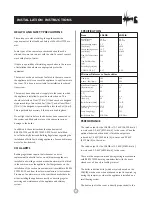 Preview for 10 page of Charnwood LA 45 Operating & Installation Instructions Manual