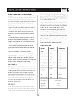 Предварительный просмотр 10 страницы Charnwood SLX20 Operating & Installation Instructions Manual