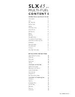 Preview for 3 page of Charnwood SLX45 MKII MULTI-FUEL Operating & Installation Instructions Manual