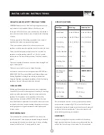 Preview for 10 page of Charnwood SLX45 MKII MULTI-FUEL Operating & Installation Instructions Manual