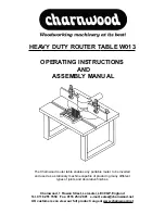 Charnwood W013 Operating Instructions And Assembly Manual preview