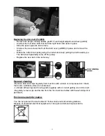 Предварительный просмотр 8 страницы Charnwood W575 Operating Instructions Manual