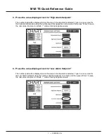 Предварительный просмотр 8 страницы CHART MVE TS Quick Reference Manual
