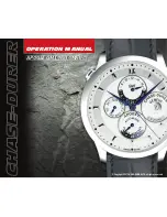 Chase-durer APOGEE GMT AUTOMATIC Operation Manual preview