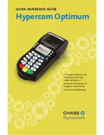 Chase Hypercom Optimum Quick Reference Manual preview