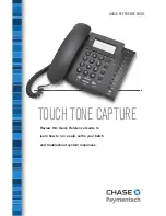 Предварительный просмотр 1 страницы Chase Touch Tone Capture Quick Reference Manual