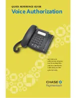 Preview for 1 page of Chase Voice Authorization Quick Reference Manual