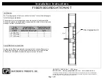 Chatsworth Products FIBER SEGREGATION KIT Installation Instructions preview