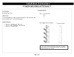 Preview for 2 page of Chatsworth Products FIBER SEGREGATION KIT Installation Instructions