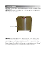 Preview for 7 page of Chattanooga Group Hydrocollator E-1 User Manual