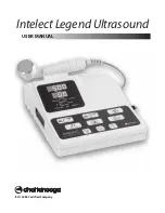 Chattanooga Intelect Legend Ultrasound User Manual предпросмотр