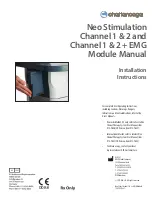 Chattanooga Neo Stimulation Channel 1 & 2 Installation Instructions предпросмотр