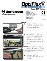 Chattanooga OptiFlex T Quick Start Manual preview