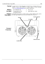 Предварительный просмотр 3 страницы Chauvet DJ Bubble King Quick Reference Manual