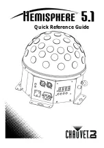 Preview for 1 page of Chauvet DJ Hemisphere 5.1 Quick Reference Manual