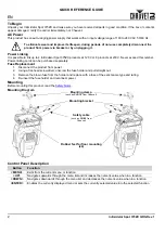 Preview for 4 page of Chauvet DJ Intimidator Spot 375ZX Quick Reference Manual