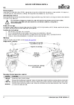 Предварительный просмотр 10 страницы Chauvet DJ Intimidator Spot 375ZX Quick Reference Manual