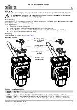 Preview for 3 page of Chauvet DJ Intimidator Spot 475ZX Quick Reference Manual