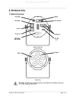 Предварительный просмотр 5 страницы Chauvet DJ SlimPAR H6 User Manual