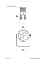 Предварительный просмотр 6 страницы Chauvet DJ SlimPAR H6 User Manual