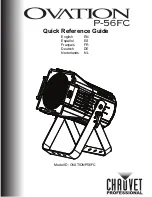 Chauvet Professional 03031500 Quick Reference Manual предпросмотр