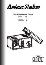 Chauvet Professional AmHaze Stadium Quick Reference Manual preview