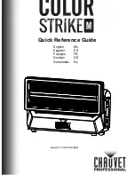 Chauvet Professional COLOR Strike M Quick Reference Manual preview