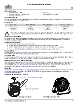 Preview for 9 page of Chauvet Professional COLORdash Par-H18X Quick Reference Manual