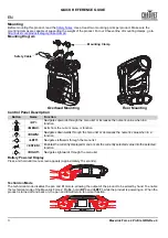 Предварительный просмотр 4 страницы Chauvet Professional Maverick Force 2 Profile Quick Reference Manual