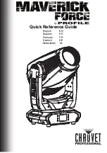 Chauvet Professional MAVERICK FORCE S PROFILE Quick Reference Manual preview