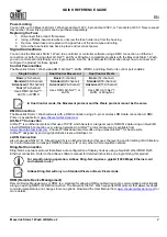 Preview for 3 page of Chauvet Professional Maverick Storm 1 Wash Quick Reference Manual