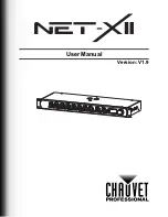 Chauvet Professional Net-X II User Manual preview