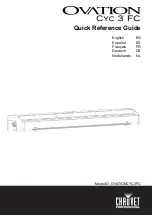 Preview for 1 page of Chauvet Professional Ovation Cyc 3 FC Quick Reference Manual