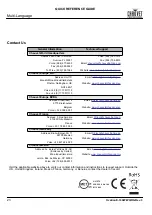 Preview for 24 page of Chauvet Professional Ovation E-160WW Quick Reference Manual