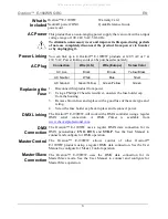 Preview for 3 page of Chauvet Professional Ovation E-190WW Quick Reference Manual