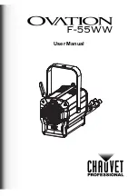 Chauvet Professional Ovation F-55WW User Manual preview