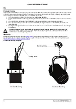 Preview for 4 page of Chauvet Professional Ovation F-95WW Quick Reference Manual