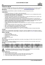 Preview for 2 page of Chauvet Professional Ovation FD-205WW Quick Reference Manual