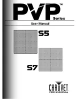 Chauvet Professional PVP S5 User Manual preview