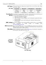 Preview for 3 page of Chauvet Professional Vesuvio RGBA Quick Reference Manual