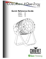 Chauvet 1-QuadZoomTour Quick Reference Manual предпросмотр