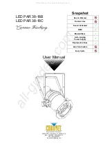 Chauvet 38-18B User Manual предпросмотр