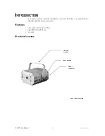 Предварительный просмотр 4 страницы Chauvet ABYSS JR. User Manual