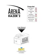 Chauvet Arena HAZER 2 User Manual предпросмотр