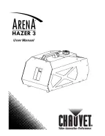 Chauvet Arena Hazer 3 User Manual предпросмотр