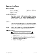 Preview for 3 page of Chauvet CF-NEONB30 User Manual