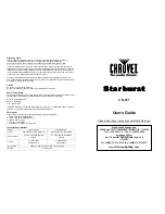 Chauvet CH-211 User Manual предпросмотр