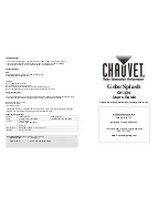 Chauvet CH-324 User Manual предпросмотр