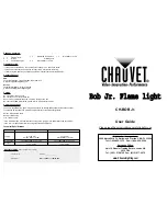 Chauvet CH-BOB Jr. User Manual предпросмотр