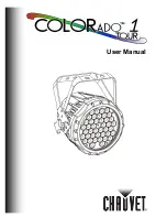 Chauvet COLORado 1 Tour User Manual предпросмотр